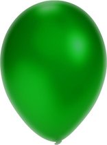 kwaliteitsballon -  metallic groen - per 50 - 36 cm