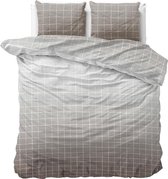 Sleeptime Royal Block - Dekbedovertrekset - Tweepersoons - 200x200/220 + 2 kussenslopen 60x70 - Taupe