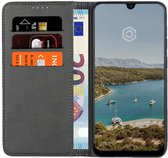 Casecentive Leren Wallet case - Portemonnee hoes - Galaxy A50 zwart