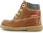 Shoesme babyschoentjes Crêpe Original veters cognac