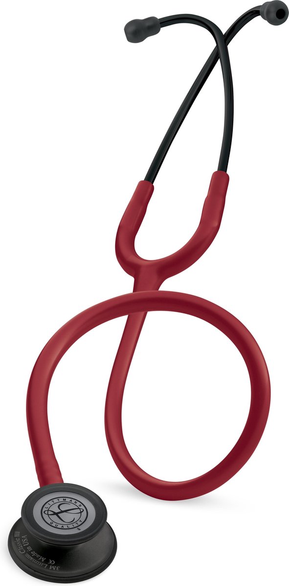 Goedkoopste Littmann Classic III Bordeaux Rood / Black