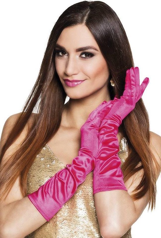 Neon Roze Handschoenen Monte Carlo