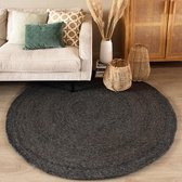 Rond wollen vloerkleed - Wise Antraciet No. 614 Ø 100cm