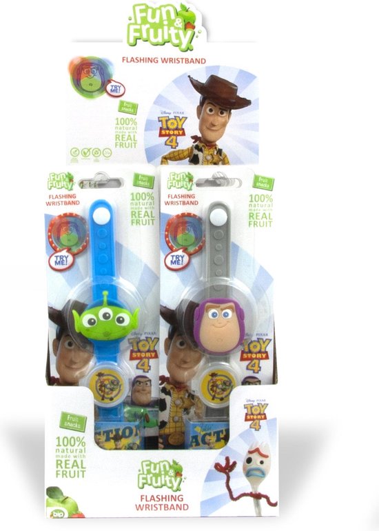 Toy Story 4 Fruity Flashing Wristbands 24 stuks