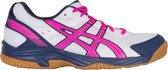 Asics Gel-VisionCourt  Sportschoenen - Maat 42.5 - Vrouwen - wit/roze/blauw