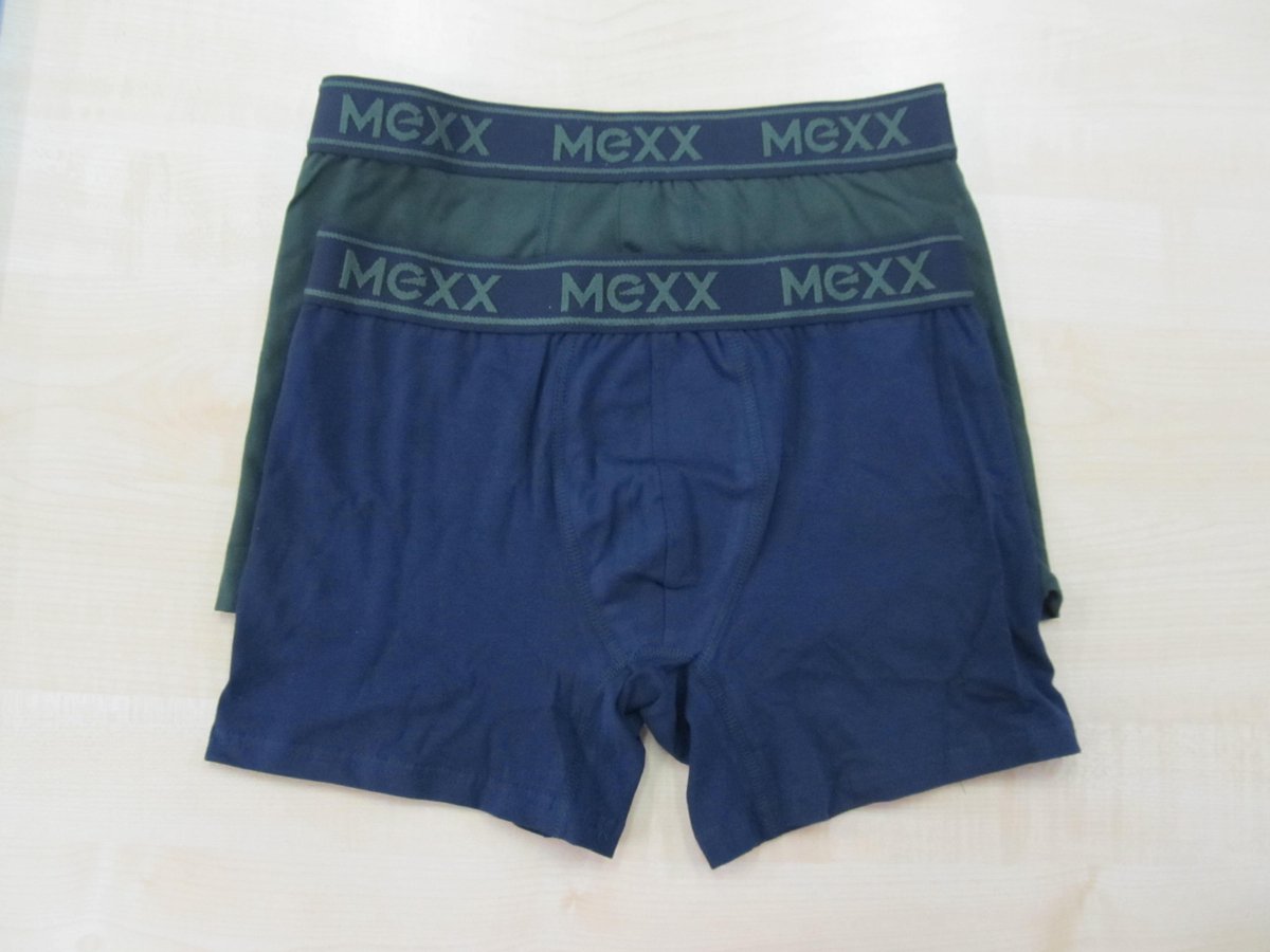 Mexx Heren 2Pack Short Blauw/Groen-S (5) | bol.com