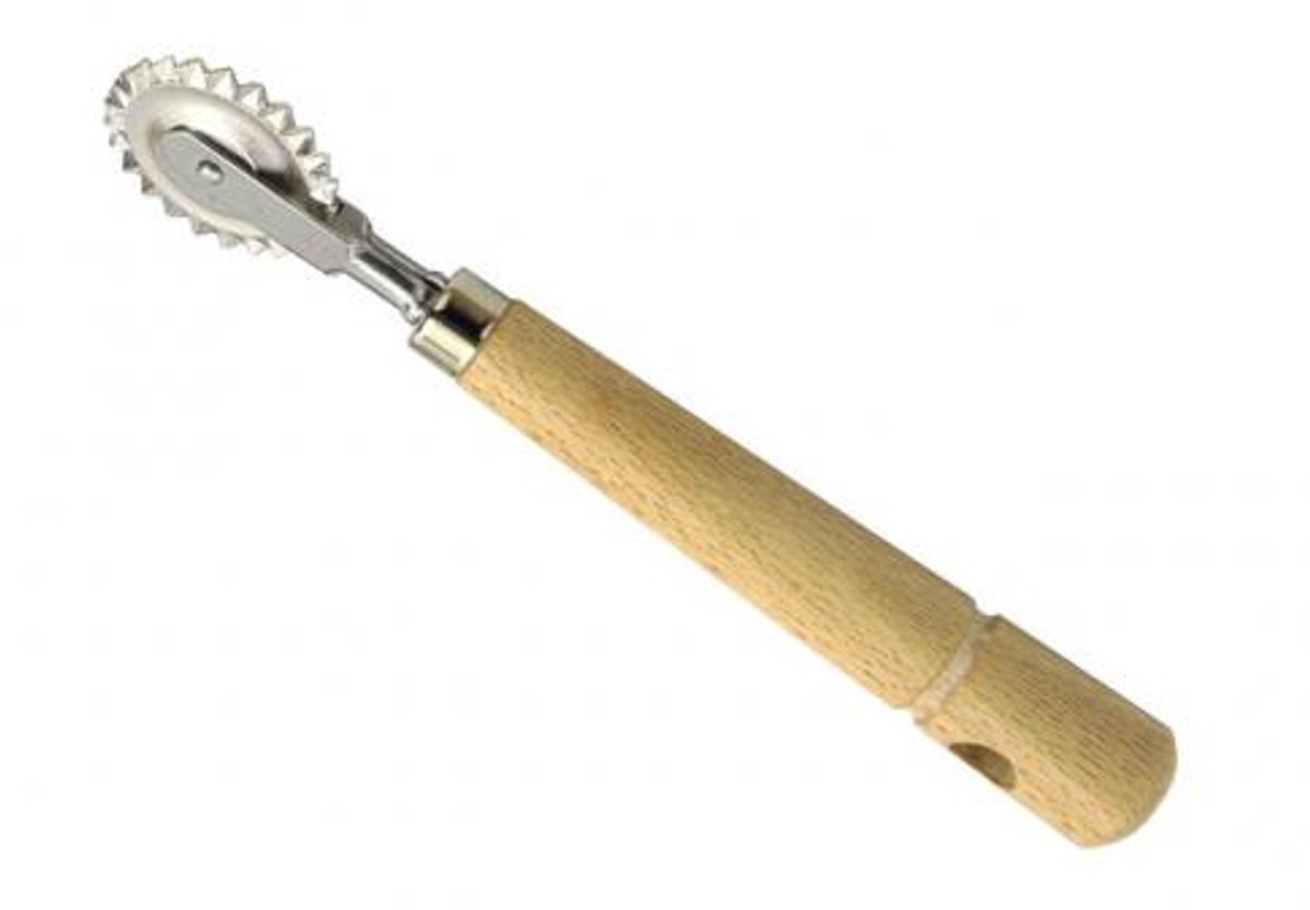 Radeerwieltje - Aluminium - Hout