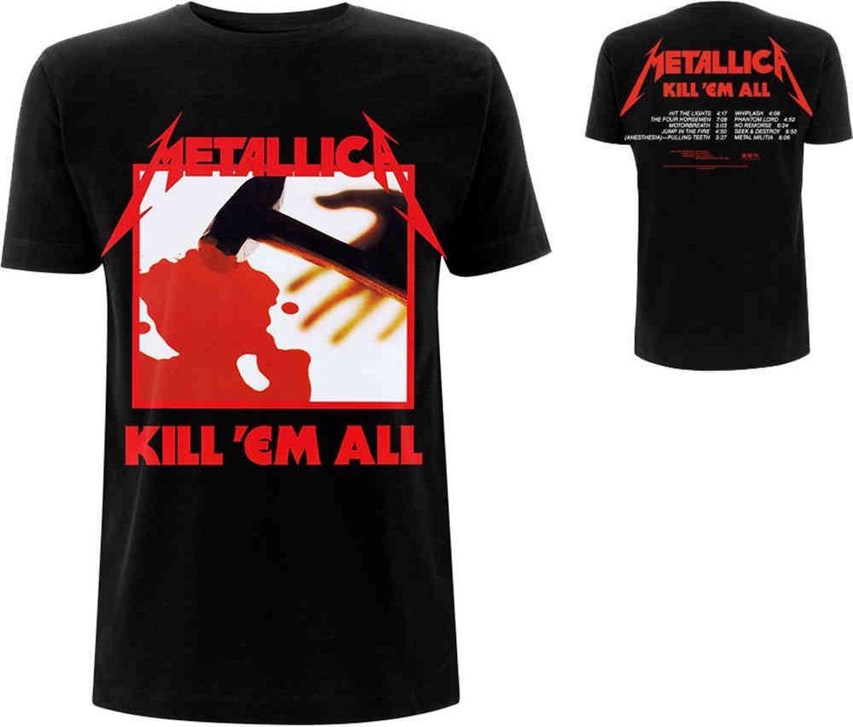 Metallica Kill 'Em All Heren T-shirt - zwart - L