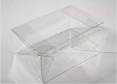 Plastic Doosjes 18,1x13x7,6cm Kristalhelder met Autolock Bodem (25 stuks)