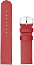 Hirsh Horlogeband -  Scandic Rood - Leer - 20 mm