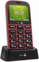 Doro 1361 RD GSM Mobiele Telefoon Rood/Zwart