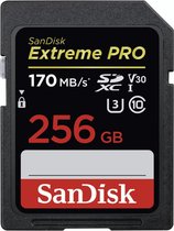 SanDisk Extreme Pro SDXC 256GB - V30 U3 UHS-I -170MB/s