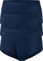 ten Cate Basic slips (3-pack) - heren heupslips met gulp - blauw -  Maat: XL