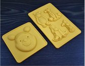 chocoladevorm Winnie the Pooh siliconen vorm mal voor ijsklontjes chocolade fondant