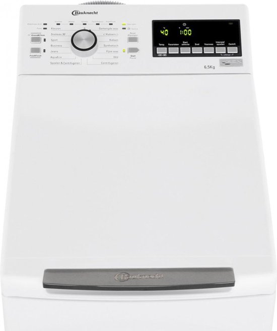 Luxe Bauknecht duurzame en slimme Bovenlader Wasautomaat 1200T 6.5KG -  wasmachine witgoed | bol.com