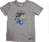 T-SHIRT NINJAGO licht grijs  TONY 101 MAAT 152