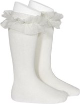 Cóndor Kniekousen met tule Off white 27|31 – 6 jaar - 2494/2