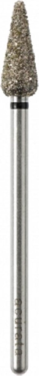 Spitsvormige frees - Extra grof - Bitje - Diamant Ø 4.7 mm - Acurata - Pedicure - Podoloog