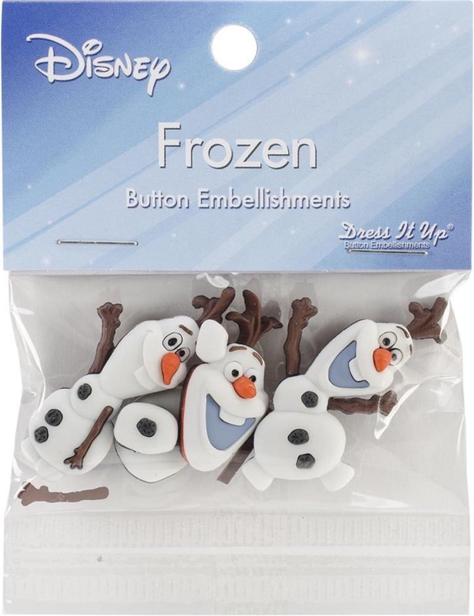 Disney - Frozen 2 - Dress It Up Licensed buttons - 4 stuks