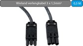Standstore - Wieland verlengkabel - 3x1,5mm2 - 0,5meter