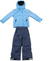 Ducksday - kerstpakket - skiset voor kinderen - vierseizoens jas en skibroek - YO/Blauw - 146/152