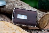 Trayvax Ascent Raw Mississippi Mud - Creditcardhouder Pasjeshouder - Leather-Metal