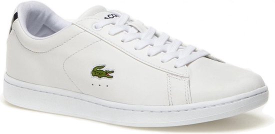 Lacoste Carnaby EVO Dames Sneakers - Wit/Zwart - Maat 38