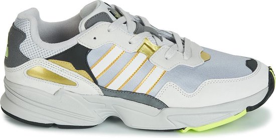 Bol Com Adidas Yung 96 Heren Sneakers Silver Met Grey One F17 Gold Met Maat