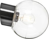 Ifö Electric Classic Globe Wandlamp Porselein IP54 180mm Helder Zwart