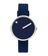 Picto PT43392-0512S Horloge - Siliconen - Blauw - Ø 30 mm