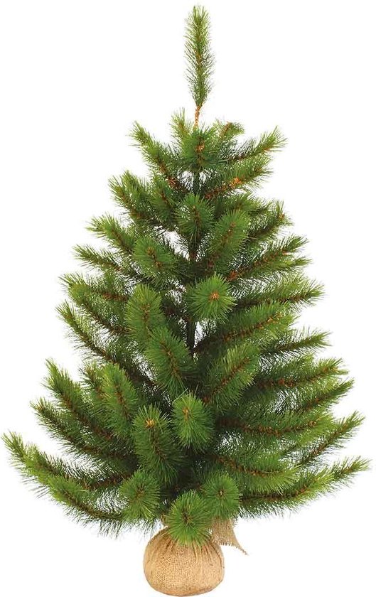 Triumph Tree kunstkerstboom met jute richmond pine maat in cm: 90 x 69  groen - GROEN | bol.com
