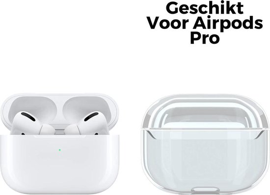 Just in Case Apple AirPods Pro 3 - Soft TPU Case with hook - Clear