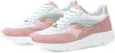 KUNOKA Ari ice cream - Sneakers Dames - maat 40 - Wit Roze Groen