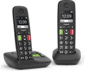 Gigaset E290A Duo Analoge-/DECT-telefoon Zwart - Geen Nederlandse ondersteuning!