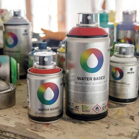 Wapenstilstand Bloedbad menigte MTN Witte Waterbasis Spuitverf - 100ml graffiti spray-paint geschikt voor  kinderen | Bestel nu!