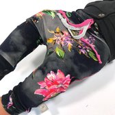 tinymoon Meisjes Broek – model drop crotch – Shinrin Yoku – Zwart – Maat 50/56