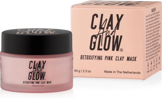 Clay And Glow roze kleimasker - 65g