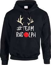 Hoodie sweater | Team Rudoplh kersttrui | Maat XXL