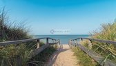 Afbeelding op acrylglas - Zicht op de Noordzee