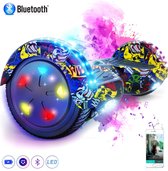 Evercross Hoverboard 6.5 Inch | Flits Wielen | Bluetooth Speaker | LED verlichting | Hiphop