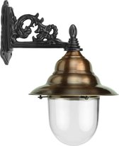Lampe d'écurie française suspendue en cuivre avec cloche Strijen - 52 cm