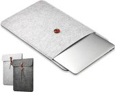 Vilten Envelop Soft Sleeve Voor Apple Macbook Air & Pro 13 Inch - Laptop Case - Bescherming Cover Hoes - Grijs