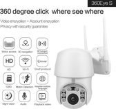 IR Nachtzicht Bewegingsdetectie 1080P Live Audio Video PTZ Draadloze Wifi Beveiliging IP Camera IP66 Waterdicht 128G Max Cloud, Gratis APP