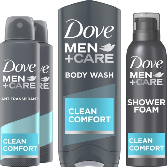 Dove Men+Care Anti-Transpirant Clean Comfort – 250 Ml, 3er Pack, Für Langanhaltende Frische
