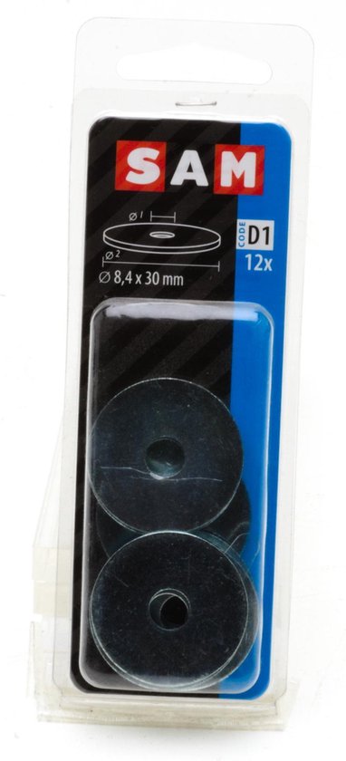 Sluitring DIN125A - Staal Verzinkt - M14