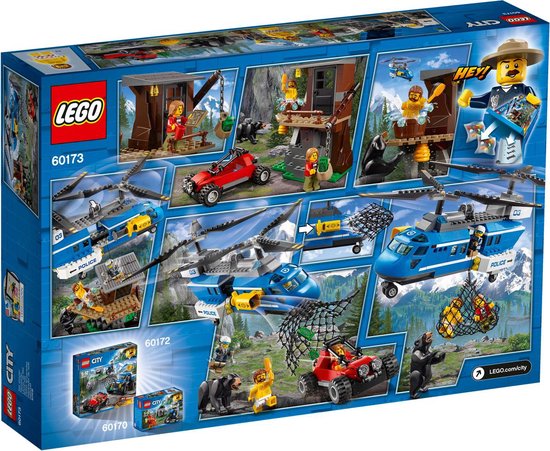 スターファイブ LEGO City Bergpolitie Bergarrestatie - 60173 - Set | bol