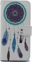 Samsung Galaxy J6 Plus Hoesje - Portemonnee Book Case - Kaarthouder & Magneetlipje - Dreamcatcher