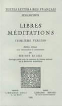 Textes littéraires français - Libres méditations