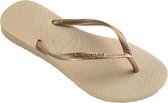 Havaianas Slim Meisjes Slippers - Grey/Light Golden - Maat 29/30