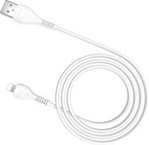 HOCO X37 Cool Power - Lightning naar USB 2.4A Snellader Kabel - Voor iPhone en iPad - 1 meter - Wit